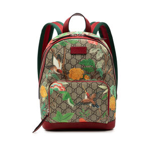 Pre-Loved Gucci Small GG Supreme Web Tian Backpack